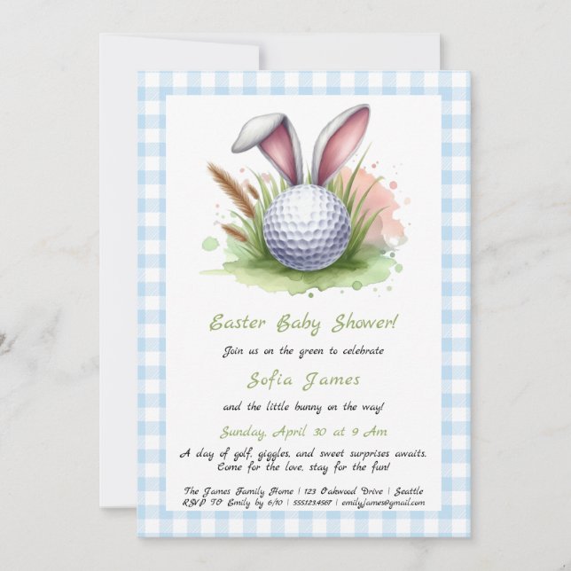 Easter Baby Shower Invitation (Front)