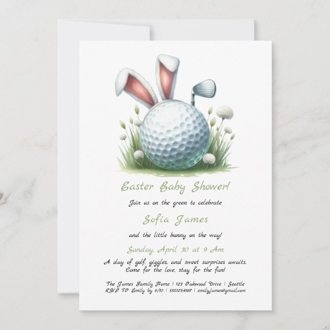 Easter Baby Shower Invitation (Front)