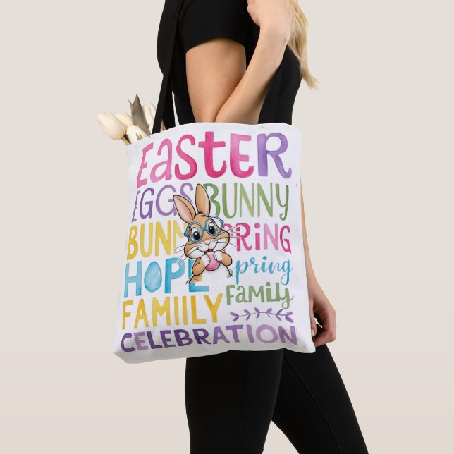 Easter Bag Craft, Easter bunny bag ideas (Close Up)