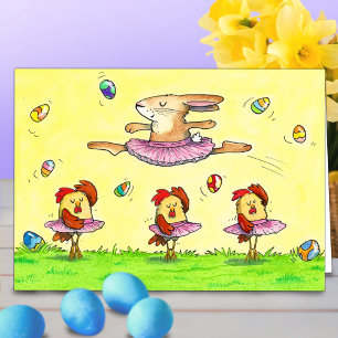 Easter Ballet greeting card by Nicole Janes