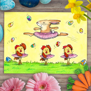 Easter Ballet postcard by Nicole Janes