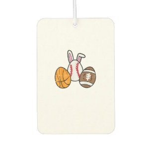 Easter Balls Basketball Baseball Football Boys Kid Car Air Freshener