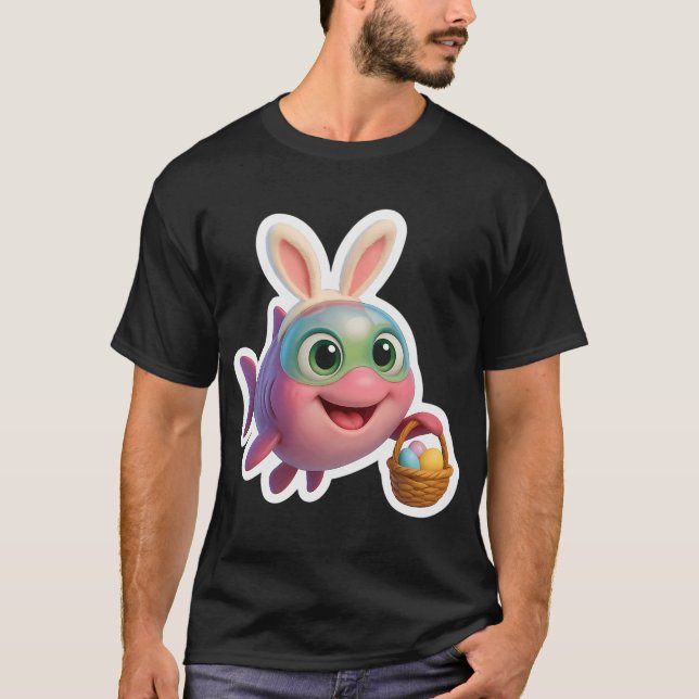 Easter Barreleye Fish T-Shirt (Front)