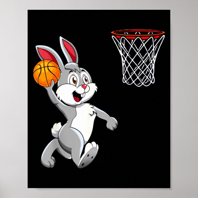 Easter Bas Stuffers Boys Kids Funny Easter Basball Poster (Front)