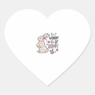 Easter Baseball Bunny Ears Rabbit Youth Boys Toddl Heart Sticker