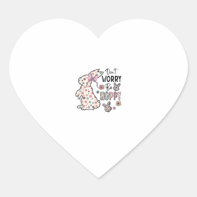 Easter Baseball Bunny Ears Rabbit Youth Boys Toddl Heart Sticker (Front)
