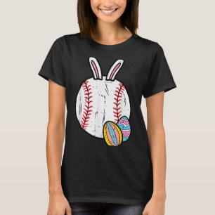 Easter baseball bunny sports men boys kids toddler T-Shirt