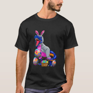 Easter Basket Bunny Dinosaur Egg T Rex Kids Boys G T-Shirt