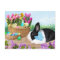 Easter Basket Bunny Postcard