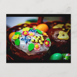 Easter Basket Holiday Postcard