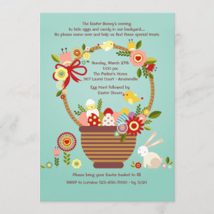 Easter Basket Invitation