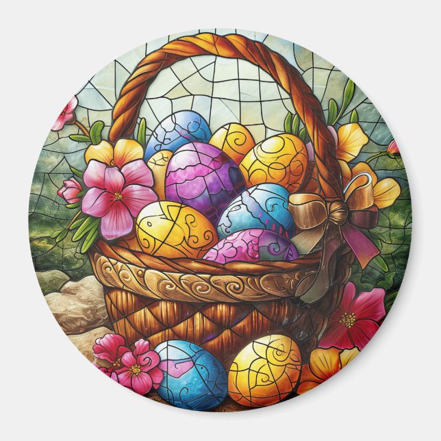 Easter Basket Magnet (Front)