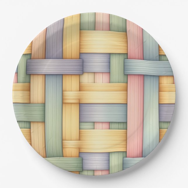 Easter Basket Paper Plate (Front)