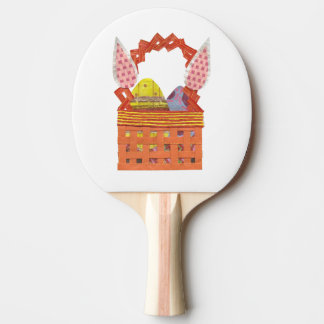 Easter Basket Ping Pong Bat Paddle