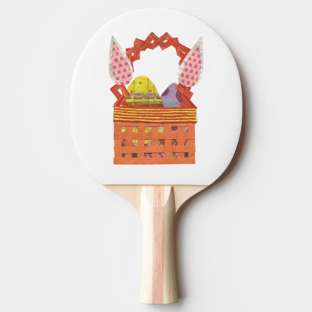 Easter Basket Ping Pong Bat Paddle (Front)