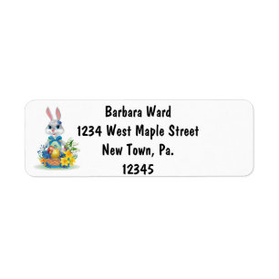 Easter Basket Return Address