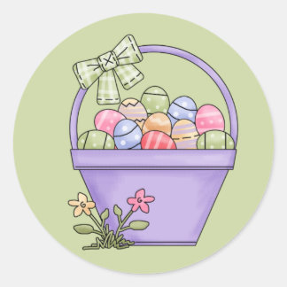 Easter Basket Sticker