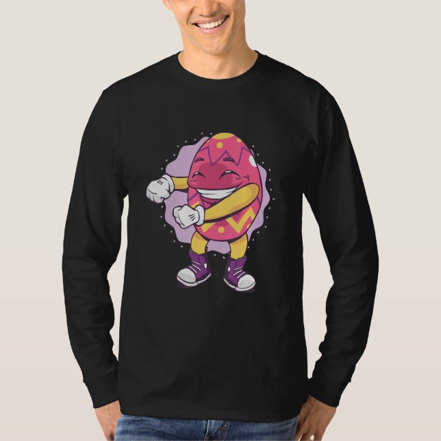 Easter Basket Stuffers Flossing Easter Egg Candy D T-Shirt (Front)