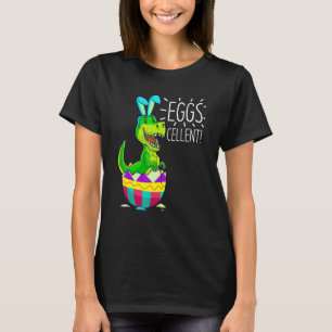 Easter Basket Stuffers Kids Cute Rex Bunny Egg Egg T-Shirt