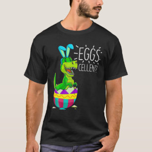Easter Basket Stuffers Kids Cute T Rex Bunny Egg E T-Shirt