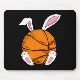 Easter Basketball Rabbit Bunny Happy Easter Day 2 Mouse Mat
