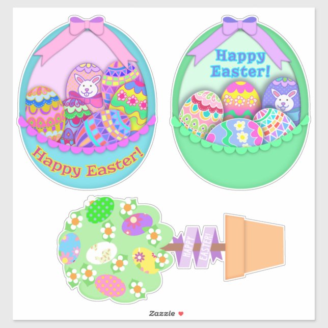 Easter Baskets | Easter Topiary Tree (Sheet)