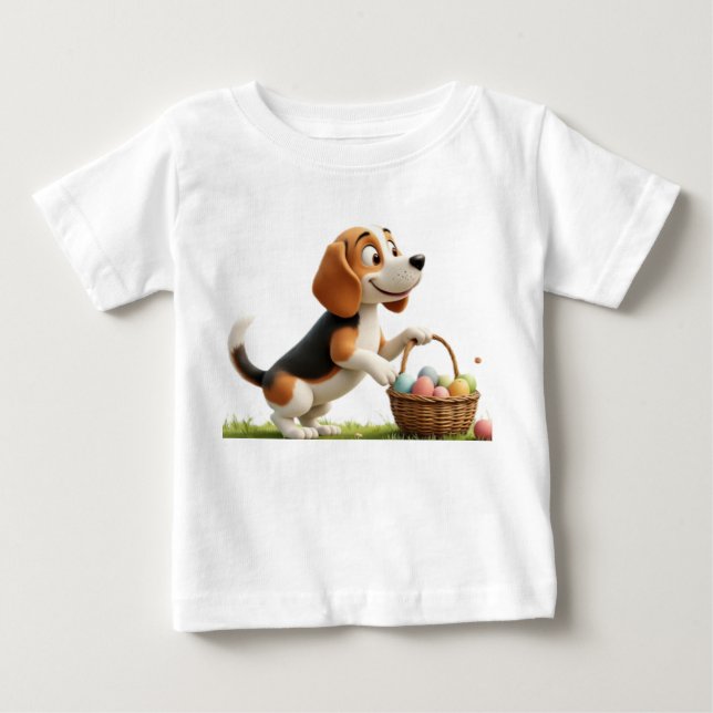 easter beagle baby T-Shirt (Front)