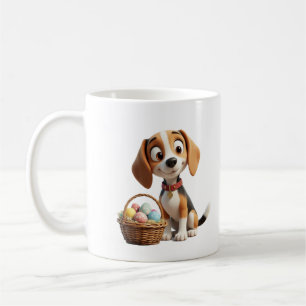 easter beagle coffee mug