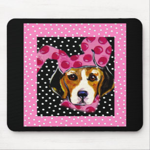 Easter Beagle Mouse Mat