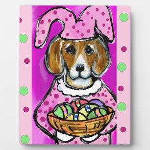 EASTER BEAGLE PLAQUE