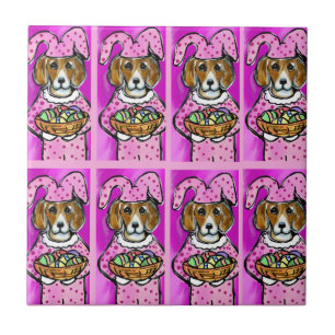 EASTER BEAGLE TILE