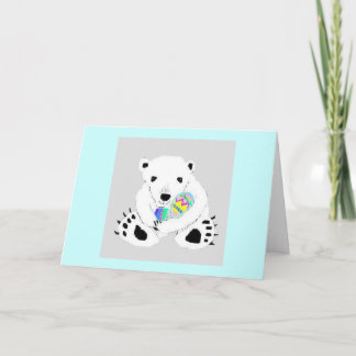 Easter Bear Holiday Card