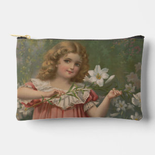 Easter Beauties, Vintage Illustration, 1898 Accessory Pouch