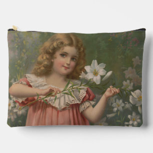 Easter Beauties, Vintage Illustration, 1898 Accessory Pouch