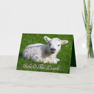 Easter Behold the Lamb I Holiday Card