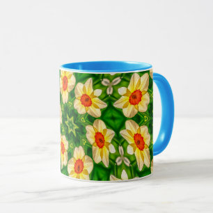 Easter Bell Flowers Pattern Mug