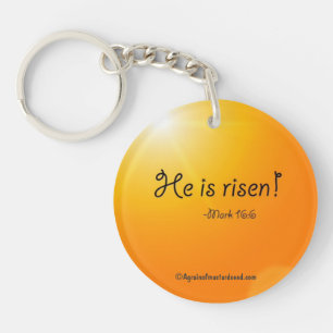 Easter Bible Quotes Key Ring
