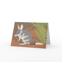 Easter bilby card with envelopes