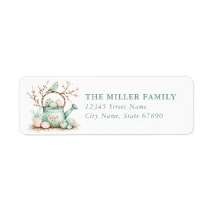 Easter Bird Return Address Labels