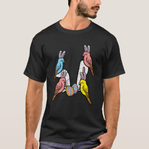 Easter Birds Bunny Egg Hunting Cute Men Women Boys T-Shirt