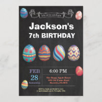 Easter birthday Boy Easter Egg Birthday