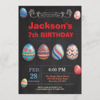 Easter birthday Boy Easter Egg Birthday