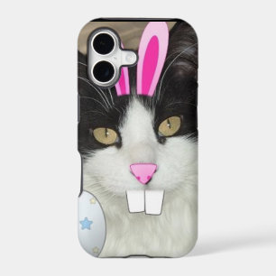 Easter Black and White Kitty Cat