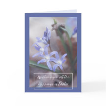 Easter Blessings Card - Chionodoxa