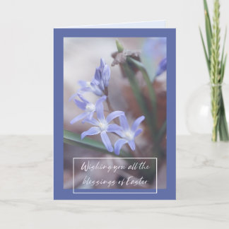 Easter Blessings Card - Chionodoxa