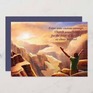 Easter Blessings Custom Greeting Christian Easter  Holiday Card