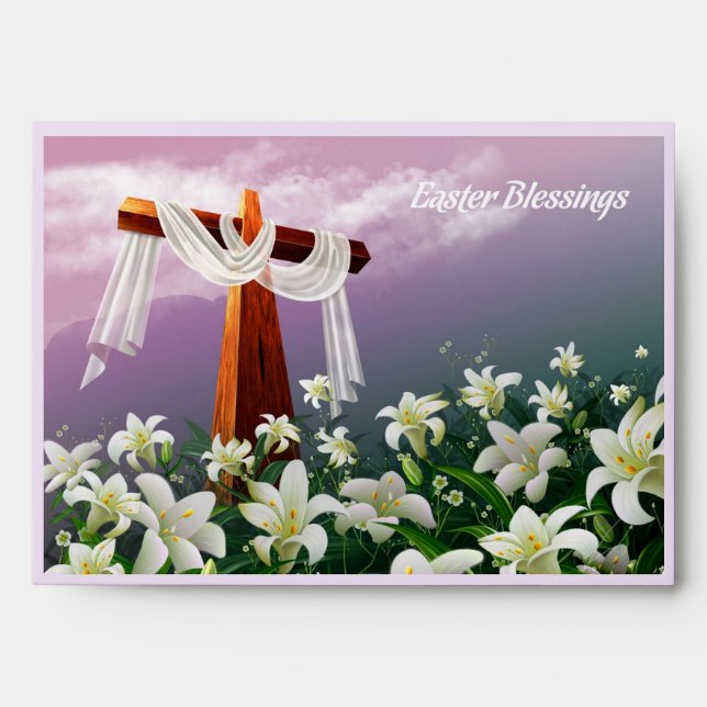 Easter Blessings. Easter Offering Envelopes (Front)