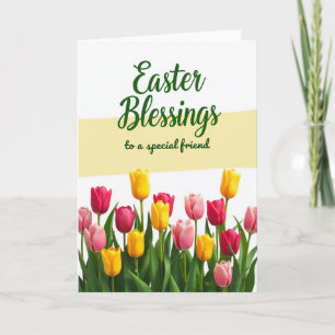 Easter Blessings Friend Card