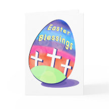 Easter Blessings Greeting Card