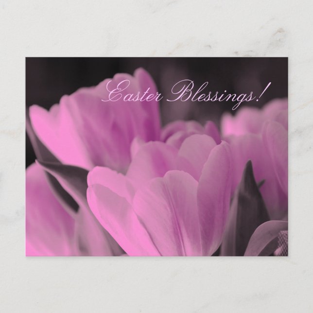 Easter Blessings Holiday Postcard (Front)